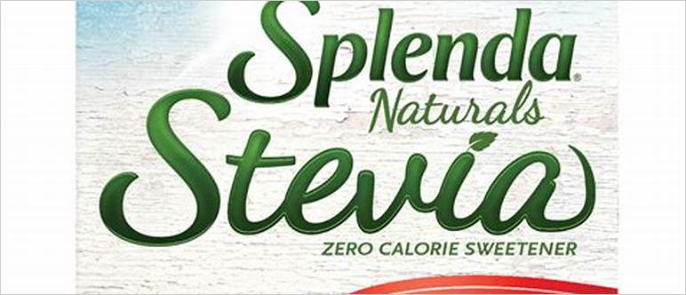 Stevia splenda naturals